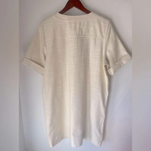 Sezane Lulu Dress Ecru - Size 42 - Picture 3 of 6